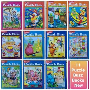 Highlights Puzzle Buzz 11 books kids bundle New